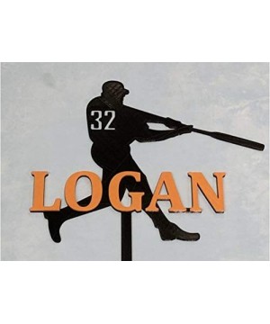 Baseball Player Birthday Cake Topper Personalized Sports - CS18T2YSAA5 $11.05 Cake & Cupcake Toppers