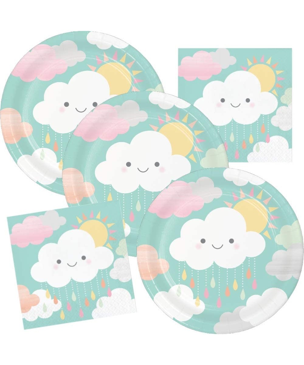 Sunshine Baby Shower and Birthday Neutral Party Supplies Plate and Napkin Set - CC195N9KXEG $10.43 Party Packs