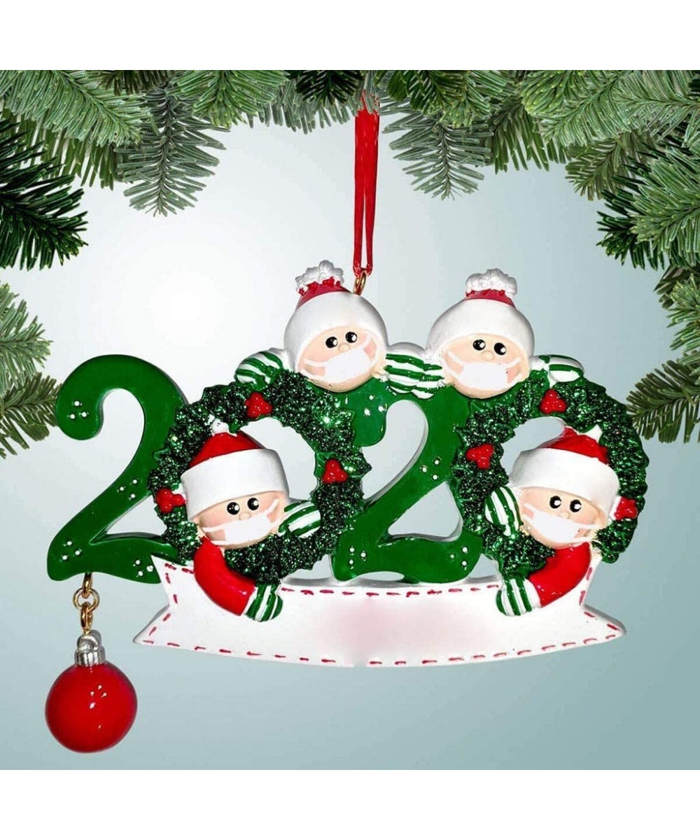 2020 Christmas Ornament Covid Ornament Personalized Christmas Ornaments Survived Family Decorating Kit Christmas Decor Indoor...