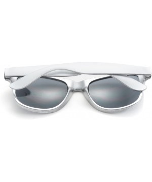 Neon Colors Party Favor Supplies Unisex Sunglasses Pack of 8 (Silver) - Silver - CU18ERLTRML $7.85 Favors