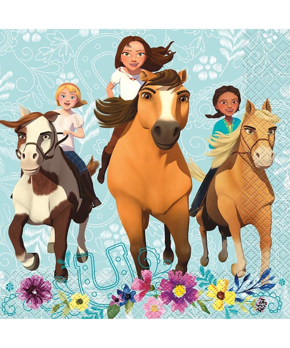 Spirit Riding Free Luncheon Napkins 6.5"- 16 Ct.- Multicolor- One Size (79202) - CH18N6D77TE $6.65 Tableware