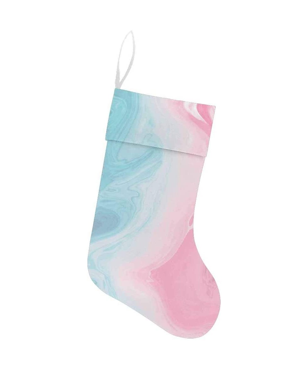 Abstract Marbled Colored Christmas Stocking for Family Xmas Party Decoration Gift - Multi20 - CS192ZQ0X2S $17.71 Stockings & ...