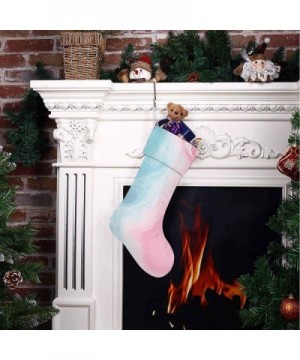 Abstract Marbled Colored Christmas Stocking for Family Xmas Party Decoration Gift - Multi20 - CS192ZQ0X2S $17.71 Stockings & ...