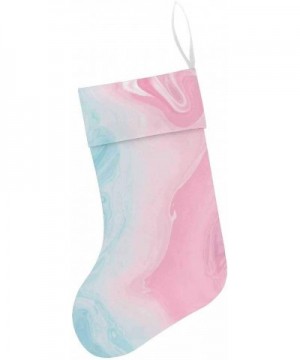 Abstract Marbled Colored Christmas Stocking for Family Xmas Party Decoration Gift - Multi20 - CS192ZQ0X2S $17.71 Stockings & ...