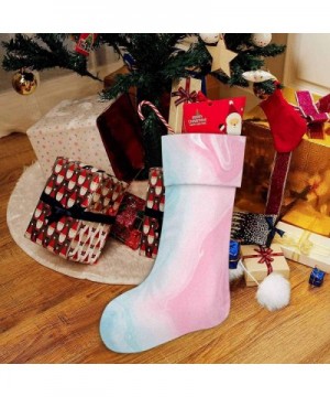 Abstract Marbled Colored Christmas Stocking for Family Xmas Party Decoration Gift - Multi20 - CS192ZQ0X2S $17.71 Stockings & ...