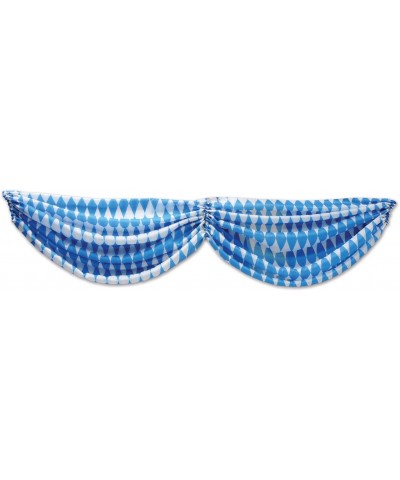 Oktoberfest Fabric Bunting- 5' 10"- Blue/White - CA11TXKTPZL $8.66 Banners & Garlands