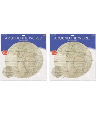 Around The World Paper Lantern- 2 Piece- 15.5"- Multicolored - CL18O2HLSZK $12.12 Sky Lanterns