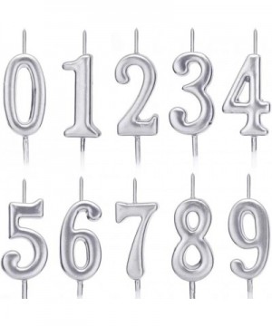 Number 1 Metallic Candle- Silver Number 1 - CY193OMMGXD $4.53 Birthday Candles