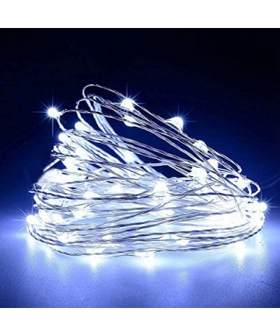 Christmas Copper Wire LED String Lights- 1/5/10 Meter Holiday Lighting Fairy Garland- USB Powered- Multiple Color- Home Garde...