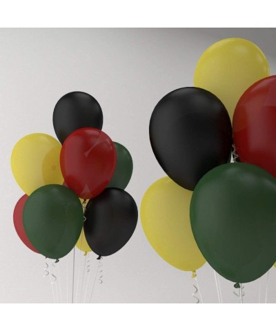 Jamaica Rasta Reggae Party Balloon Latex 24 Pack Bundle Color Red Green Yellow Black Ballons bob marley decor rasta reggae ja...