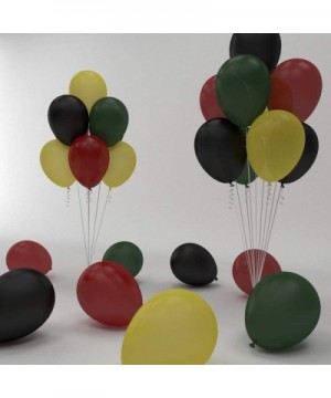 Jamaica Rasta Reggae Party Balloon Latex 24 Pack Bundle Color Red Green Yellow Black Ballons bob marley decor rasta reggae ja...