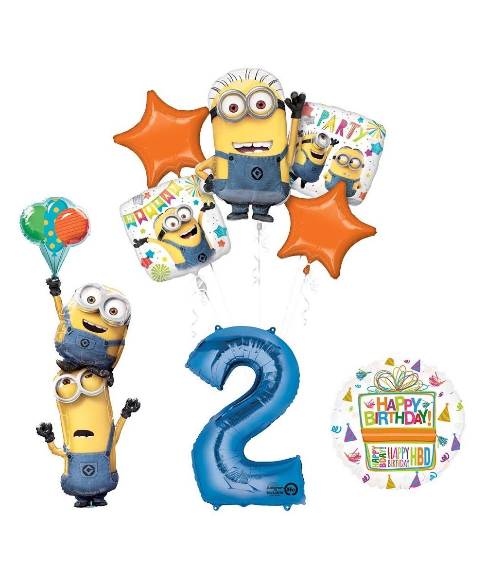 Despicable Me 3 Minions Stacker 2nd Birthday Party Supplies and Balloon Decorations - CZ1838U0WZI $22.34 Balloons