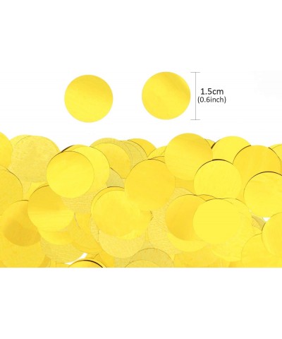Round Tissue Paper Table Confetti Dots for Wedding Birthday Party Decoration- 1.76 oz (Gold Foil Confetti- 1.5cm) - Gold Foil...