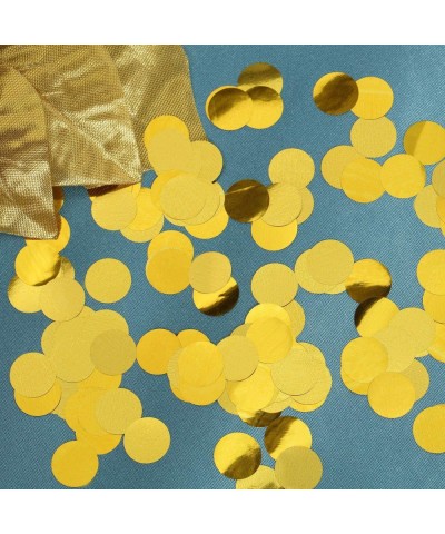 Round Tissue Paper Table Confetti Dots for Wedding Birthday Party Decoration- 1.76 oz (Gold Foil Confetti- 1.5cm) - Gold Foil...
