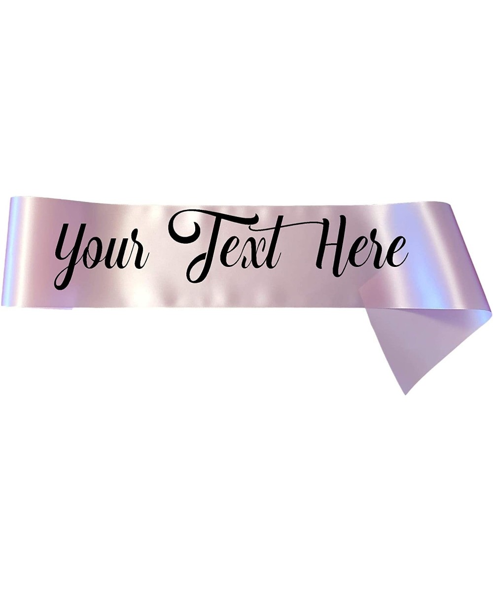 Personalized Sash Special Events or Halloween Pageant Birthday Wedding - Pink - CV192Y4US67 $17.72 Favors