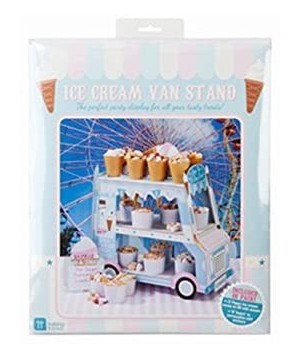 Ice Cream Party Decorations - Ice Cream Cart Party Décor - Great For Kids Party- Birthday Party And Summer Décor - Paper - C9...