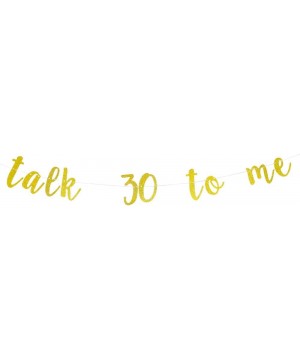 Talk 30 To Me Banner- 30th Birthday Banner- Talk Thirty To Me Banner- Dirty 30- Flirty 30 - C5198R8RGQL $5.14 Banners