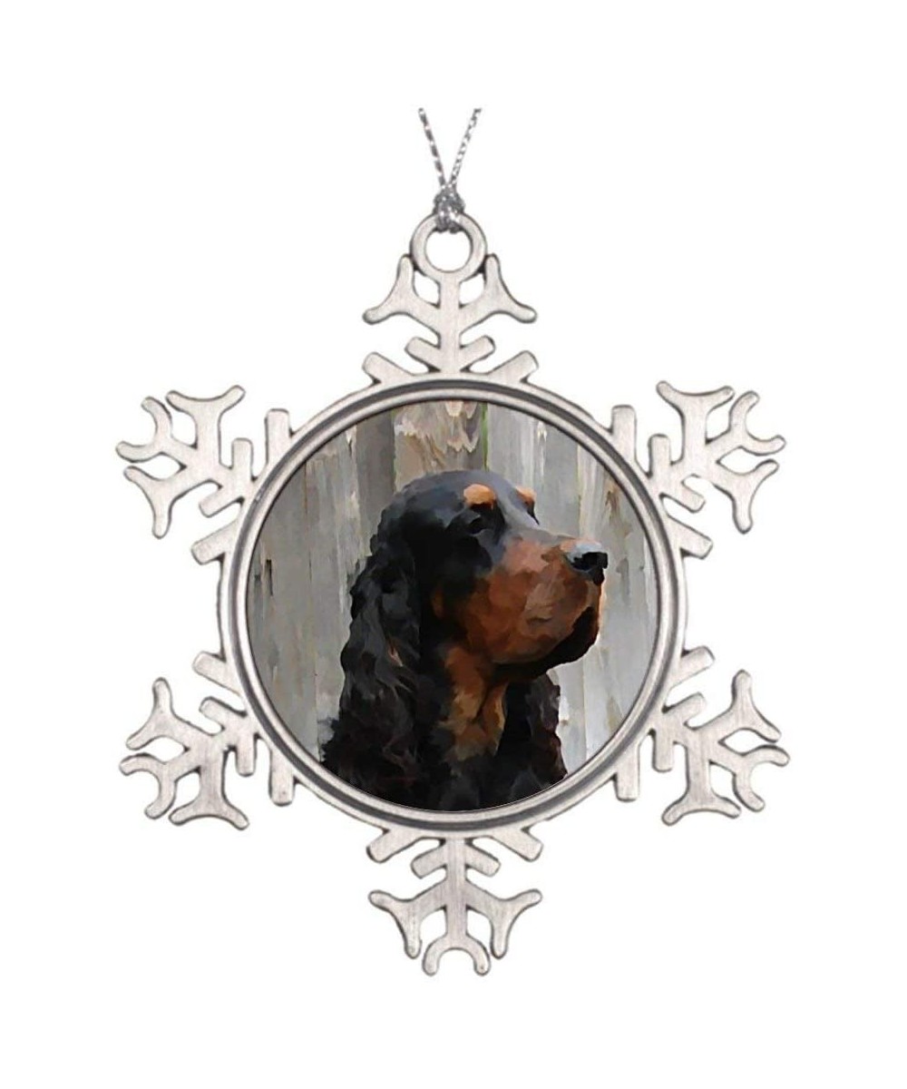 Christmas Ornaments- Gordon Setter Paintng Ornament Tree Hanging Decor Gift for Families Friends-3 Inch - Style19 - CW19IT8NN...