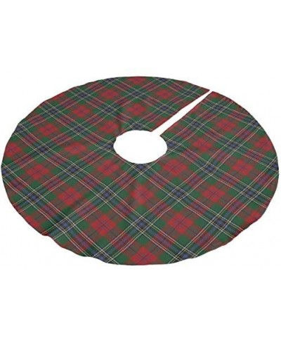 Scottish Clan MacLean Tartan Brushed Polyester Christmas Tree Skirt Christmas Decorations Indoor Outdoor-48 Inches - CM19I950...