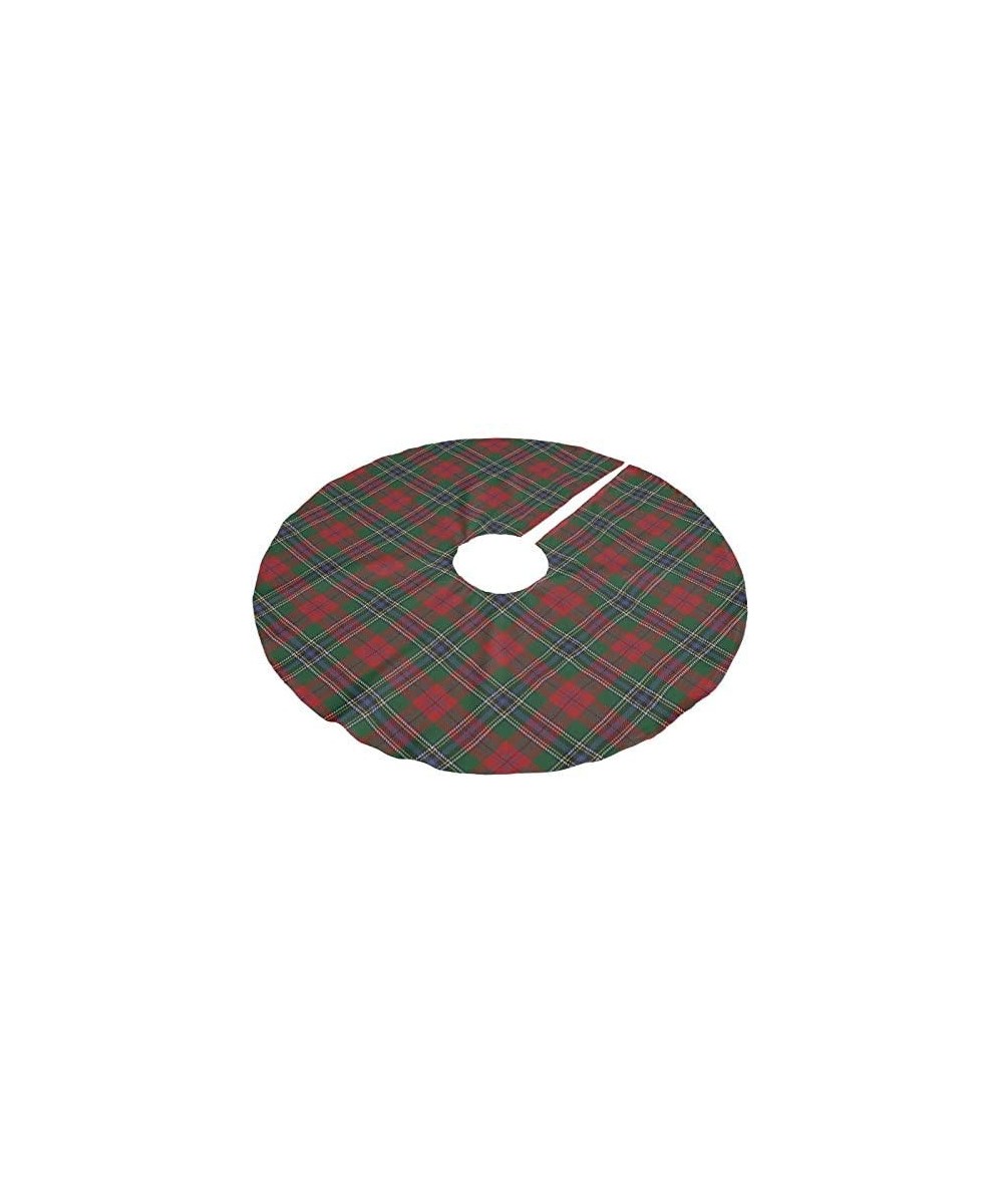 Scottish Clan MacLean Tartan Brushed Polyester Christmas Tree Skirt Christmas Decorations Indoor Outdoor-48 Inches - CM19I950...