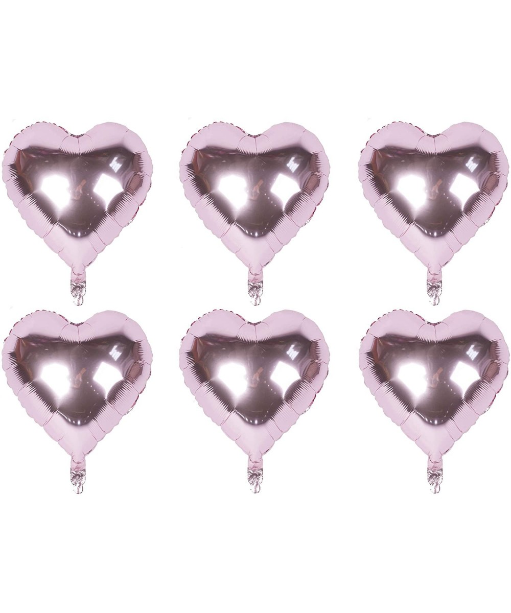 18 Inch Rose Dold Heart Balloons Foil Mylar Helium Balloon for Birthday Party Wedding Decorations- Valentines Day Engagement ...