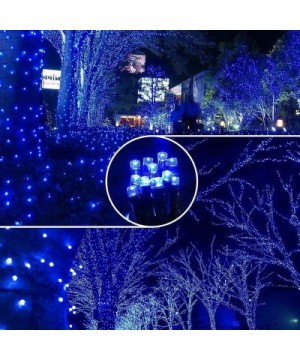 200 LED 66ft Christmas Tree String Lights Plug in- 8 Modes Green Wire Clear Bulbs Mini Lights- Waterproof Fairy String Lights...