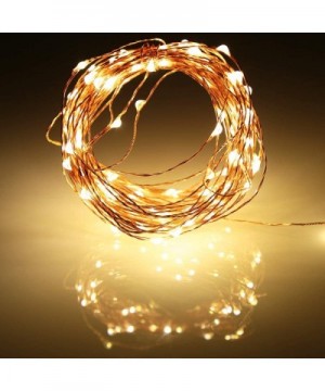 Led Fairy Lights Battery Operated- 1 Pack Mini Battery Powered Copper Wire Starry Fairy Lights for Bedroom- Christmas- Partie...