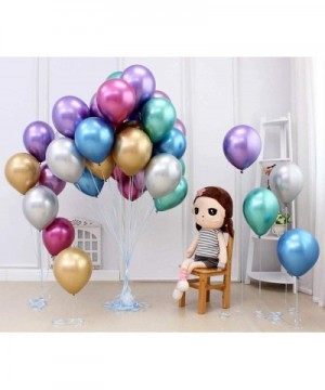 Party Balloons 12 inch 50 Pcs Latex Metallic Balloons Helium Shiny Chrome Balloon Decor Party for Birthday-Baby Shower-Weddin...