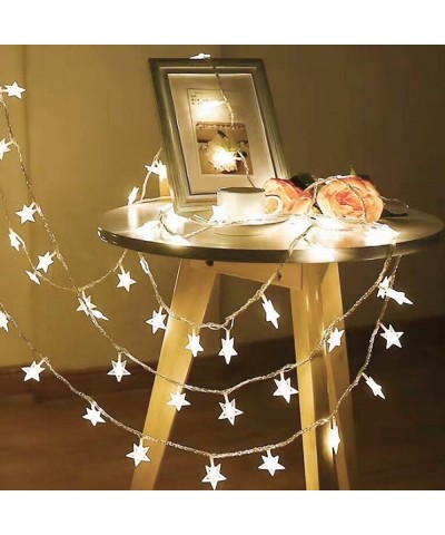 Twinkle Little Star String Lights- 33.95ft 50 LED Waterproof Fairy String Battery Lights- 8 Models for Indoor Outdoor Christm...