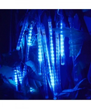 Meteor Shower Rain Lights-Falling Raindrop Fairy String Light-30cm 8 Tubes 240 LED Icicle Lights Outdoor for Halloween Christ...