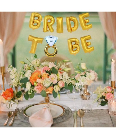 Bride To Be Balloons Jumbo Foil Balloon Handwriting Letter Giant Celebration Balloon Romantic Wedding Bridal Shower Anniversa...