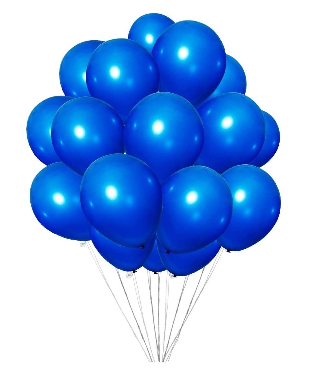 (100 Pack)12 Inch Royal Blue Balloons for Party Decoration. Loritada - Royal Blue - CP18SG0ESQ5 $6.48 Balloons
