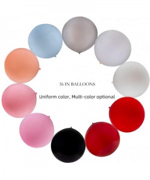 36 Inch Giant Round Balloons Pomegranate Red 6 Packs Latex Balloons for Photo Shoot Wedding Baby Shower Birthday Party Decora...