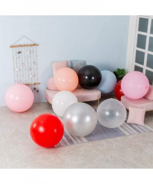 36 Inch Giant Round Balloons Pomegranate Red 6 Packs Latex Balloons for Photo Shoot Wedding Baby Shower Birthday Party Decora...