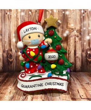 2020 Newest Personalized Name Survived Santa Claus Decorative Hanging Ornaments-Warm Family Party Decoration-Ideal Christmas-...