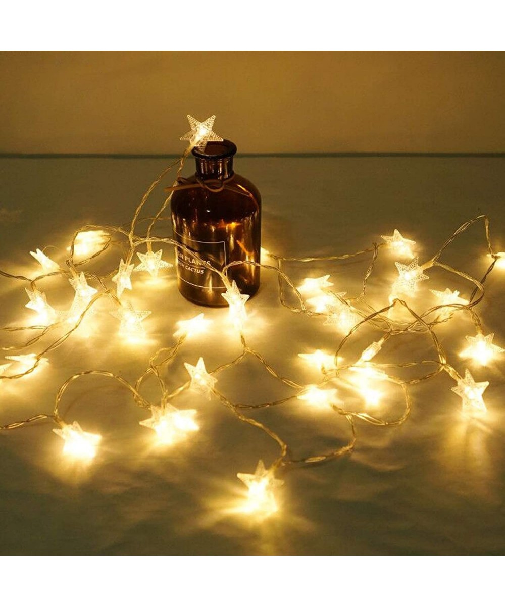 40 LED Decorative String Lights Battery Operated 8 Modes with Remote Control for Wedding- Party- Festival- Indoor- Outdoor (S...