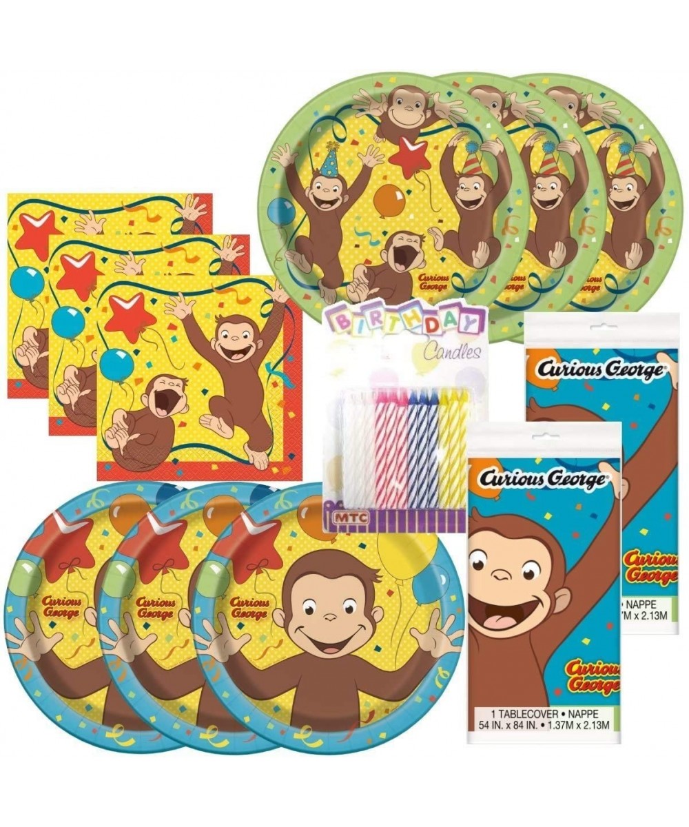 Curious George Super Bundle Party Supplies- Serves 24 Guests - C318GG8O85X $26.09 Party Packs
