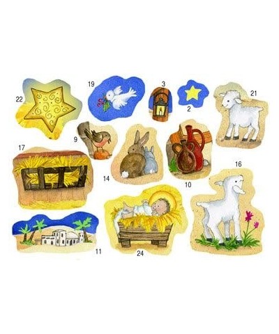 Advent Calendar - Starlit Stable Sticker - CV115OYZ9BT $6.23 Advent Calendars