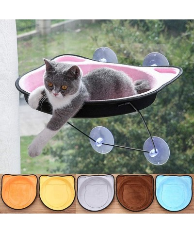 Cat Window Perch Window Seat Suction Cups- Pendant Hanging Window Socket Pet Hammock Pet Resting Seat Safety Cat Shelves - Or...