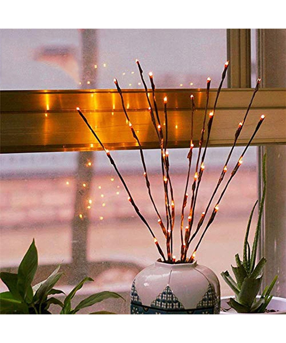 Branch Lights - Led Branches Battery Powered Decorative Lights Willow Twig Lighted Branch for Home Decoration - 20 Inches 20 ...