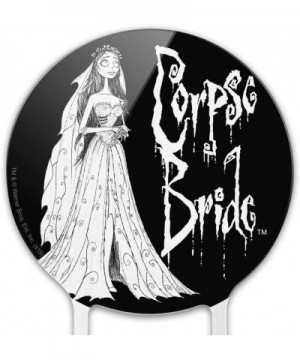 Acrylic Corpse Bride Logo and Silhouette Cake Topper Party Decoration for Wedding Anniversary Birthday Graduation - CN18Z2K6O...