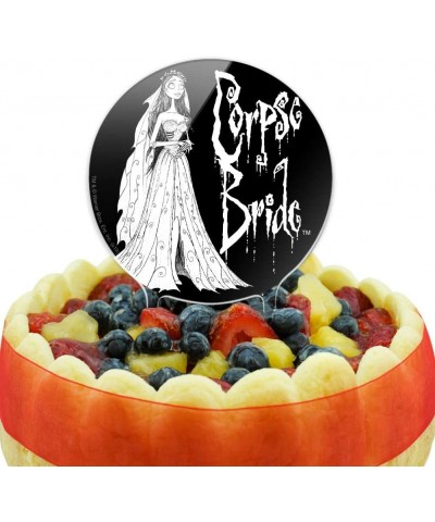 Acrylic Corpse Bride Logo and Silhouette Cake Topper Party Decoration for Wedding Anniversary Birthday Graduation - CN18Z2K6O...