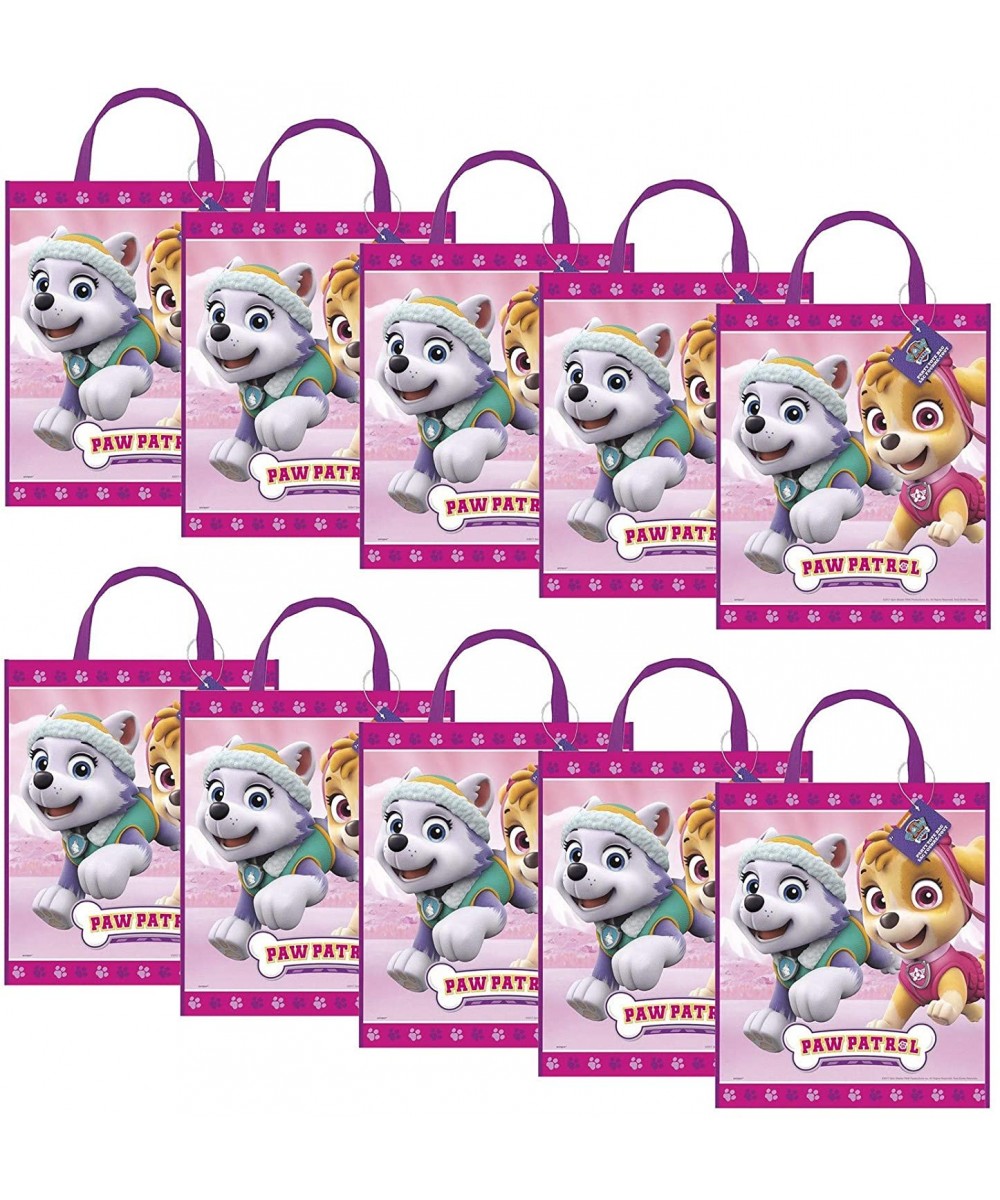 Pink Paw Patrol Party Tote Bag- 10-Count- Multi-colored- One Size - C518E4S29QH $16.58 Party Packs