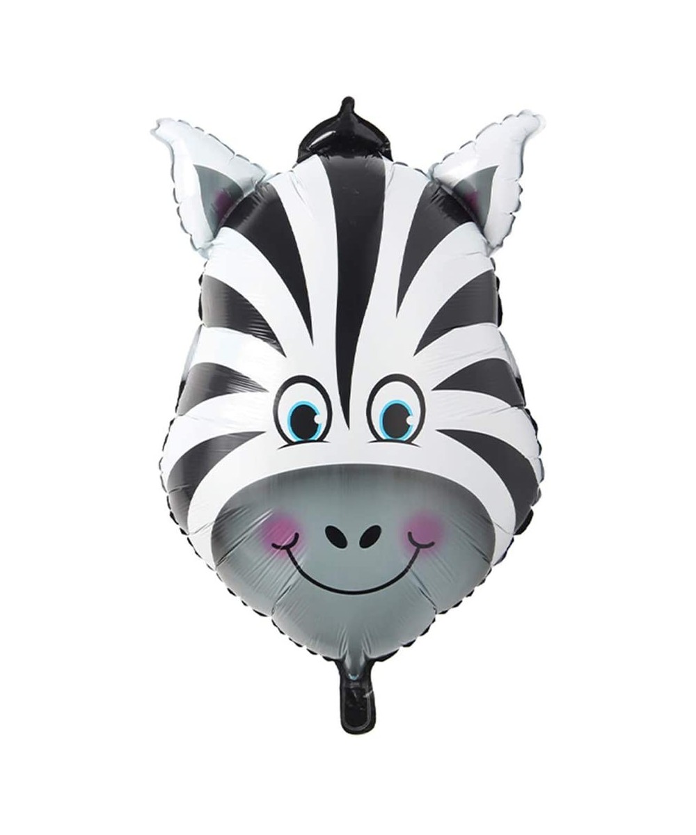 Huge Animal Head Safari Foil Balloon Inflatable Air Ballon Happy Birthday Christmas Party Decorations Kids Baby Shower Party ...