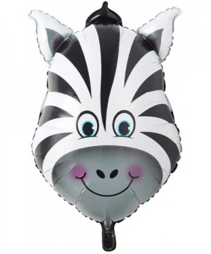 Huge Animal Head Safari Foil Balloon Inflatable Air Ballon Happy Birthday Christmas Party Decorations Kids Baby Shower Party ...