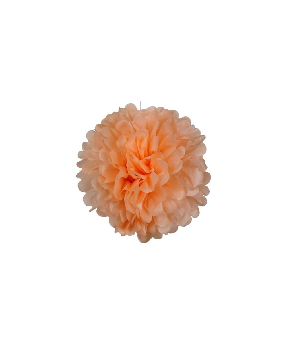 Tissue Pom Pom Paper Flower Ball 20inch Peach - Peach - C311H6PDY2F $5.92 Tissue Pom Poms