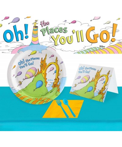 Dr. Seuss Oh The Places You'll Go Retirement- Graduation- Birthday Party Supplies for 48 Guests- Multi-colored- One Size (263...