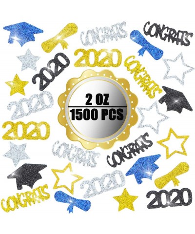 Glitter Graduation Decorations Confetti 2020- Graduation Party Supplies - 2 Oz / 1500 Pieces. 2020 Grad Party Confetti are of...