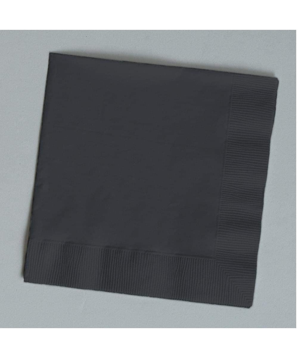 Luncheon Napkins 6.5"X6.5" 50/Pkg-Black Velvet - Multicolor - CO114X1FVS5 $4.92 Tableware