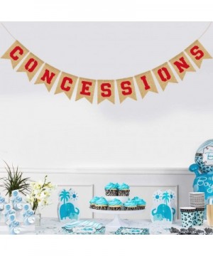 Sports Theme CONCESSIONS Garland Party Bunting Banner Baseball Concessions Banner Football Party Concessions Garland - CG18UA...